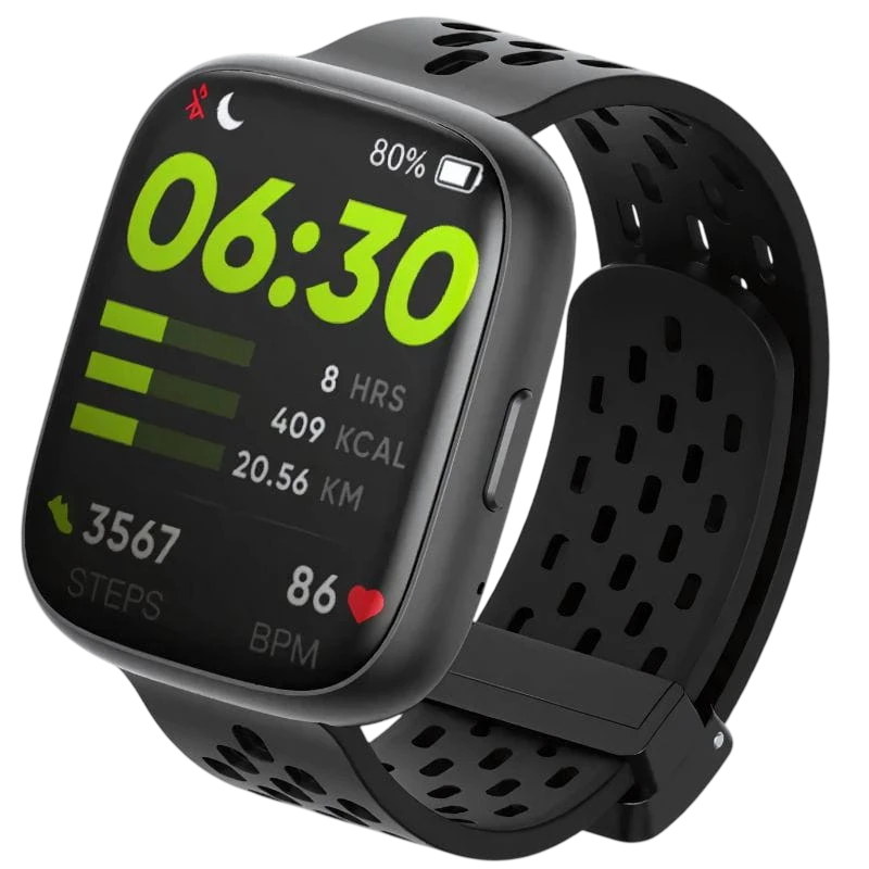 Momax SW1S Noir 1,83 pouces TFT 7 jours +100 sports IP68 Smartwatch