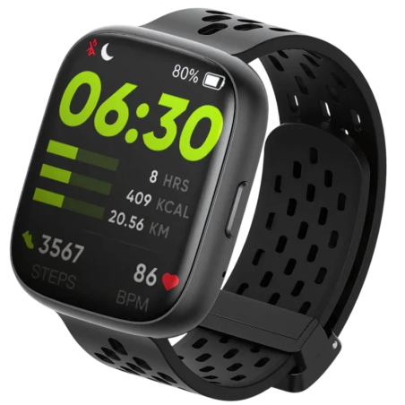 Momax SW1S Noir 1,83 pouces TFT 7 jours +100 sports IP68 Smartwatch