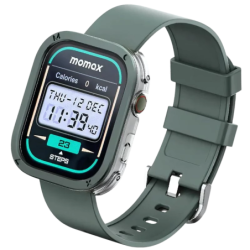 Momax SW3S Vert 1,99 pouces AMOLED 12 jours +100 sports 3ATM Smartwatch