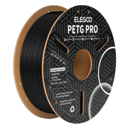 ELEGOO PETG Pro Noir pour Imprimantes 3D FDM - Filament 1.75mm Bobine de 1kg
