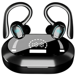 HBQ YYK-635 Sport Noir Bluetooth 5.2 IPX7 Écouteurs sans fil