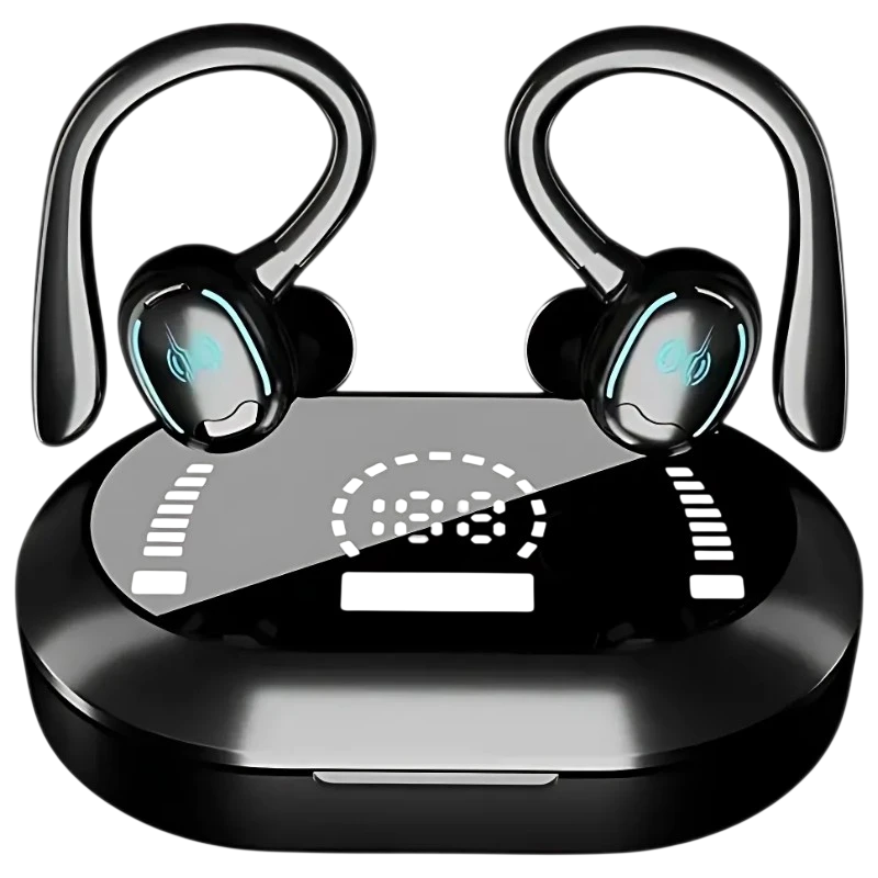 HBQ YYK-635 Sport Noir Bluetooth 5.2 IPX7 Écouteurs sans fil