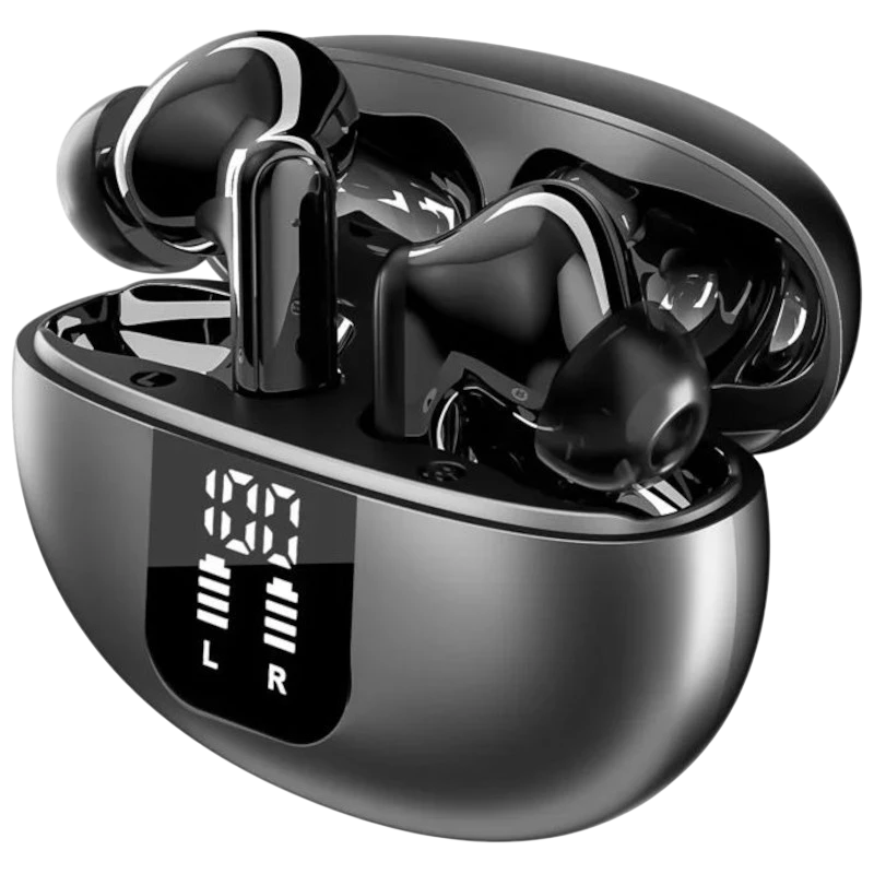 HBQ YYK-Q10-1 Handle Noir Bluetooth 5.4 90h Écouteurs sans fil