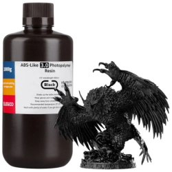 ELEGOO Résine ABS V3.0 Noire Pour Imprimantes 3D Résine LCD - 1KG