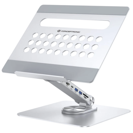 Conceptronic DONN27G Argent - Base de refroidissement pour ordinateur portable