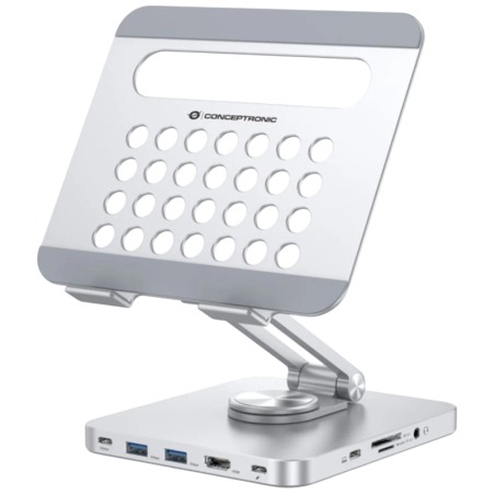 Conceptronic DONN26G Argent - Support pour tablette