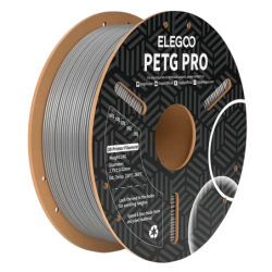 ELEGOO PETG Pro Gris pour Imprimantes 3D FDM - Filament 1.75mm Bobine de 1kg
