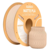ELEGOO PLA MATTE Beige Mat pour Imprimantes 3D FDM - Filament 1.75mm Bobine de 1kg