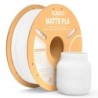 ELEGOO PLA MATTE Blanc Mat pour Imprimantes 3D FDM - Filament 1.75mm Bobine de 1kg