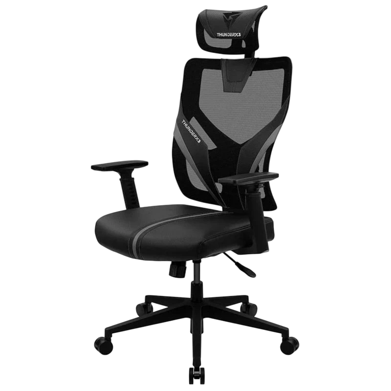 ThunderX3 YAMA1 Noir 150kg inclinable cuir PU Chaise gaming