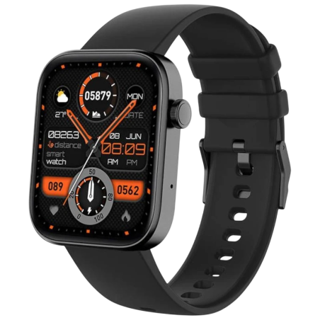 COLMI P71 Noir 1,9 pouces IPS 7 jours +100 sports IP68 Smartwatch