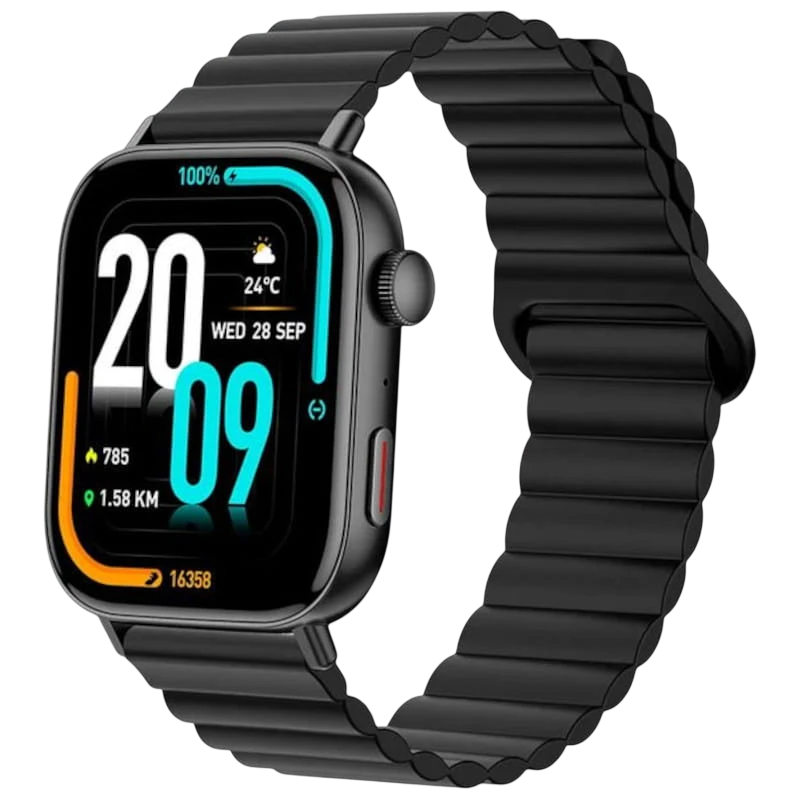 COLMI C8 MAX Noir Bracelet Magnétique 1,93 pouces IPS 7 jours IP68 Smartwatch