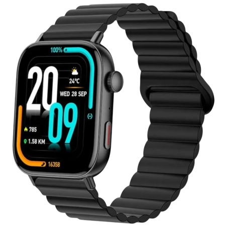 COLMI C8 MAX Noir Bracelet Magnétique 1,93 pouces IPS 7 jours IP68 Smartwatch