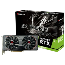 Biostar GeForce RTX 3060 Ti 8GB PCIe 4.0 2 ventilateurs HDMI 2.1 3 DisplayPort Carte graphique