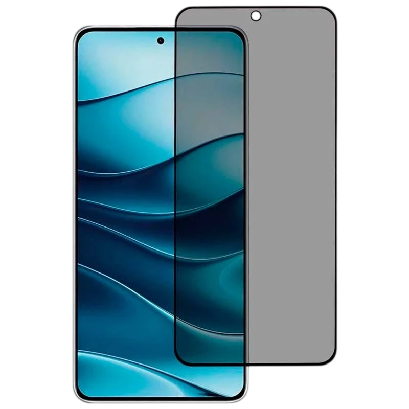 Protection d'écran en verre trempé Anti Espion Xiaomi Redmi Note 14 5G / Note 14 4G