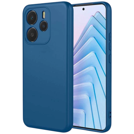 Coque Xiaomi Redmi Note 14 5G Square Liquid Premium Bleu