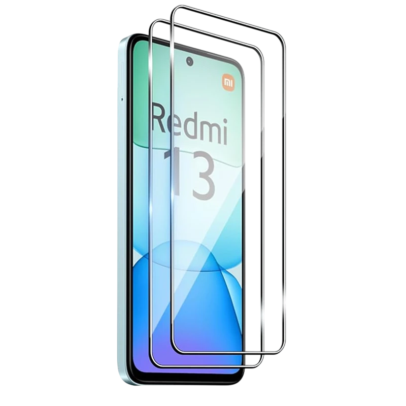 Pack x2 Protecteur d'écran en verre trempé Xiaomi Redmi 13 Full Screen 3D
