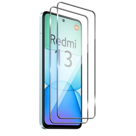 Pack x2 Protecteur d'écran en verre trempé Xiaomi Redmi 13 Full Screen 3D