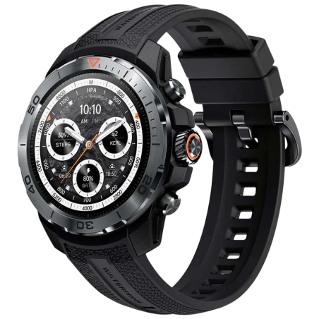 Mibro GS Explorer Noir 1,32 pouces AMOLED GPS NFC 20 jours +150 sports 10ATM Smartwatch