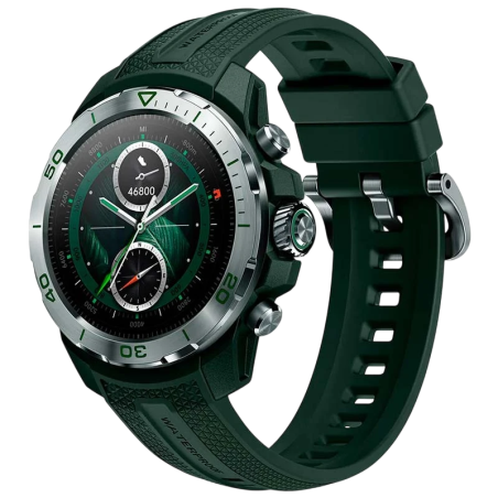 Mibro GS Explorer Vert 1,32 pouces AMOLED GPS NFC 20 jours +150 sports 10ATM Smartwatch
