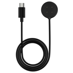 Chargeur pour Google Pixel Watch 3 / Pixel Watch 2 / Fitbit Versa 4 / Versa 3 Noir USB-C Compatible