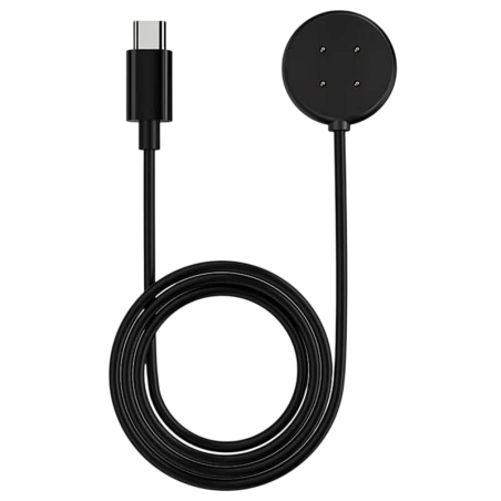 Chargeur pour Google Pixel Watch 3 / Pixel Watch 2 / Fitbit Versa 4 / Versa 3 Noir USB-C Compatible