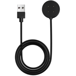 Chargeur pour Google Pixel Watch 3 / Pixel Watch 2 / Fitbit Versa 4 / Versa 3 Noir USB-A Compatible