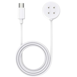 Chargeur pour Google Pixel Watch 3 / Pixel Watch 2 / Fitbit Versa 4 / Versa 3 Blanc USB-C Compatible