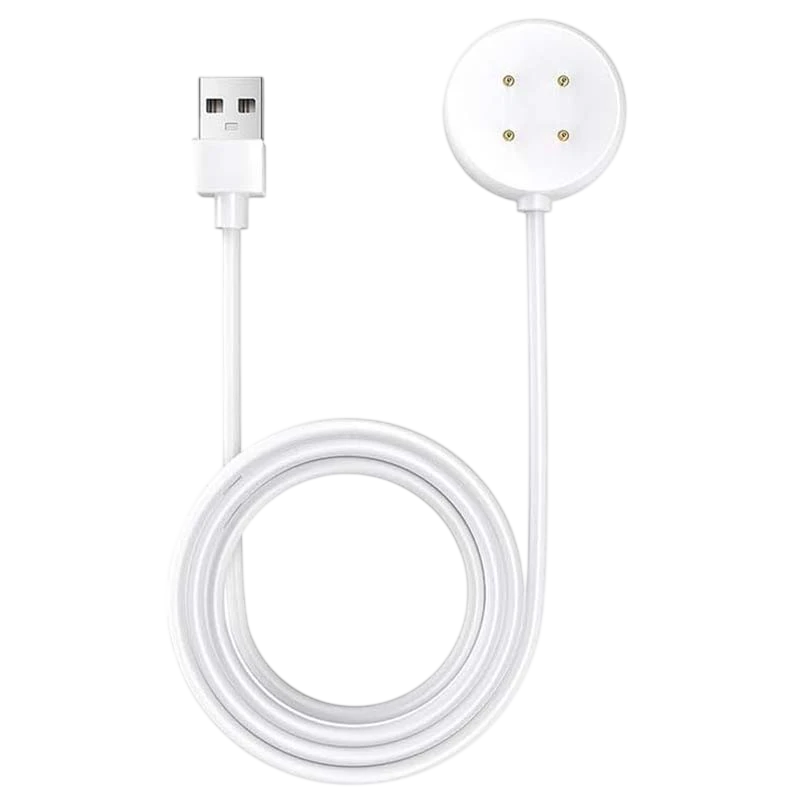 Chargeur pour Google Pixel Watch 3 / Pixel Watch 2 / Fitbit Versa 4 / Versa 3 Blanc USB-A Compatible