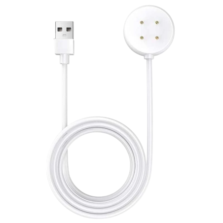 Chargeur pour Google Pixel Watch 3 / Pixel Watch 2 / Fitbit Versa 4 / Versa 3 Blanc USB-A Compatible