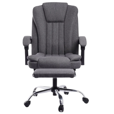 Powerbasic Aveiro 110kg appuie-tête repose-pieds Chaise de bureau