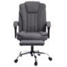 Powerbasic Aveiro 110kg appuie-tête repose-pieds Chaise de bureau