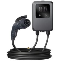 Chargeur pour voiture électrique avec Station de Recharge 32A/22KW/Triphasé/5M/LCD EV Type 2 courant réglable