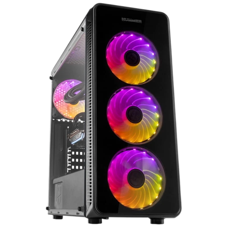 NOX Hummer TGM ARGB Verre trempé USB 3.0 Boîtier PC