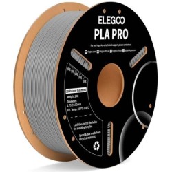 ELEGOO PLA PRO Gris pour Imprimantes 3D FDM - Filament 1.75mm Bobine de 1kg