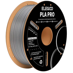 ELEGOO PLA PRO Argent pour Imprimantes 3D FDM - Filament 1.75mm Bobine de 1kg