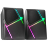 Mars Gaming MS-H Noir 10W lumières LED entrée AUX Enceintes PC