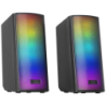 Mars Gaming MSRGB2 15W lumières LED entrée AUX Bluetooth 5.3 Enceintes PC