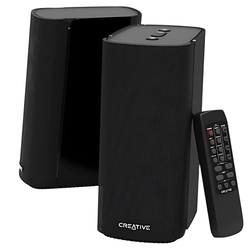 Creative Labs T100 Noir 20W entrée AUX Bluetooth 5.0 Enceintes PC
