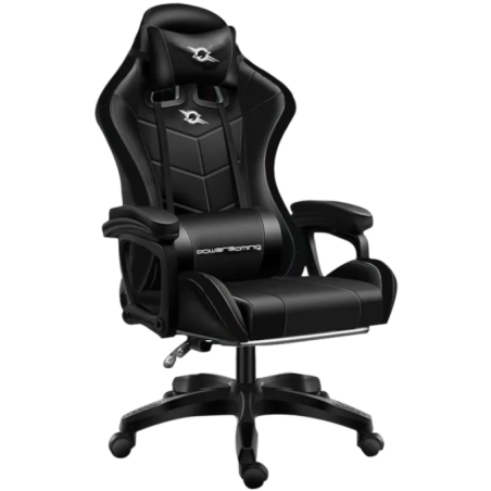 PowerGaming Noire 120kg Chaise gaming