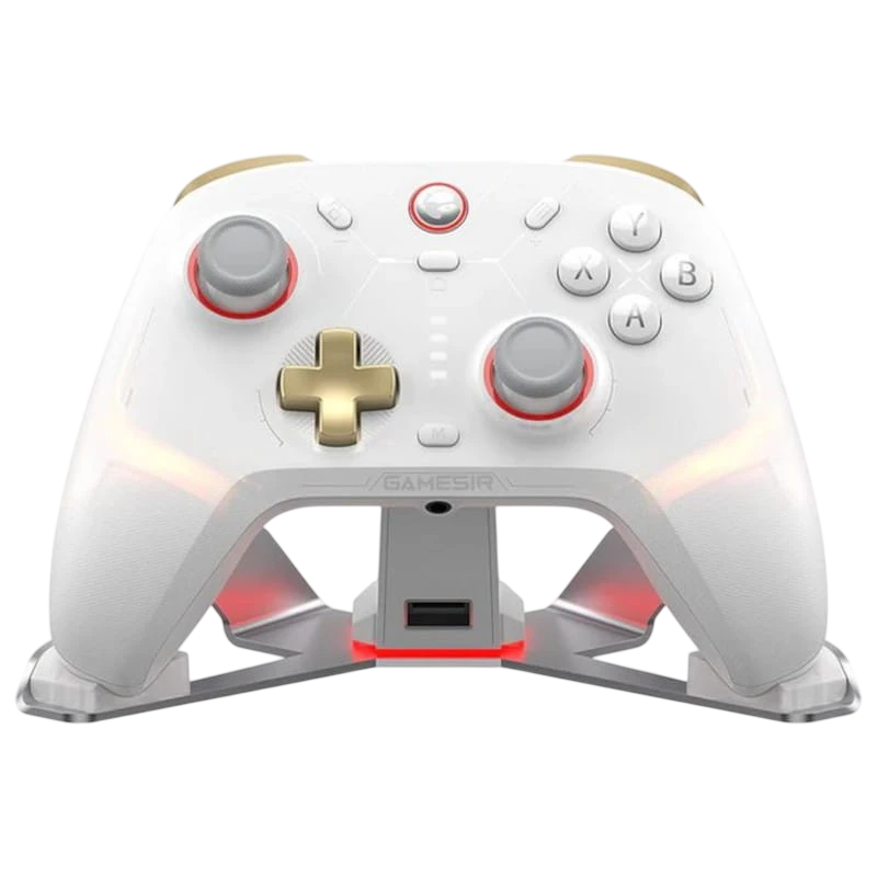 GameSir Cyclone 2 Daybreak Blanc avec support Nintendo Switch/PC/Smartphones Bluetooth 860mAh Manette