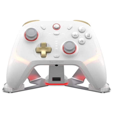 GameSir Cyclone 2 Daybreak Blanc avec support Nintendo Switch/PC/Smartphones Bluetooth 860mAh Manette