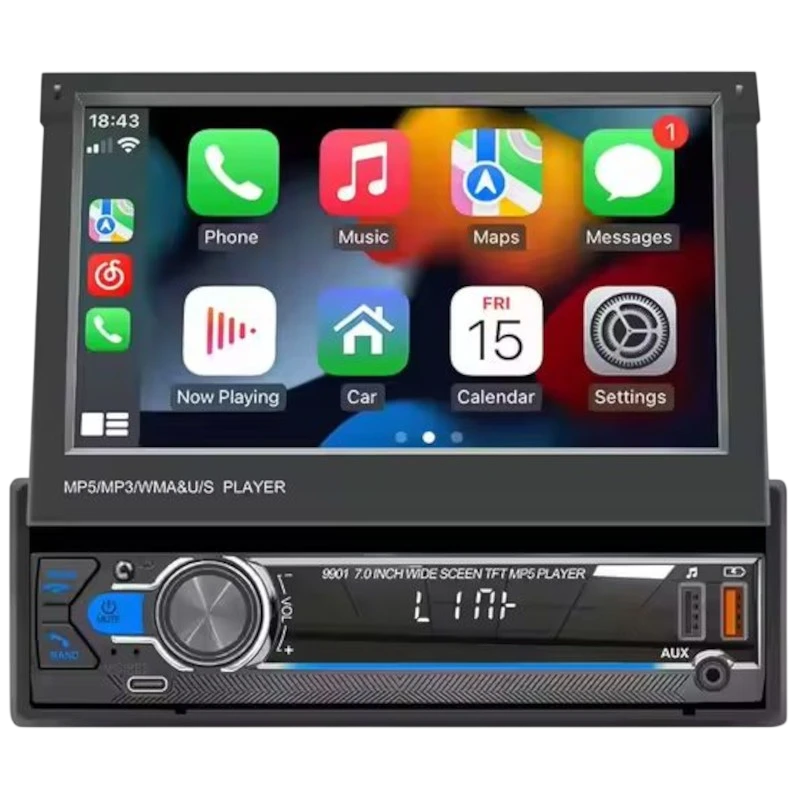 SWM 9901 Bluetooth Noir Autoradio 1 DIN