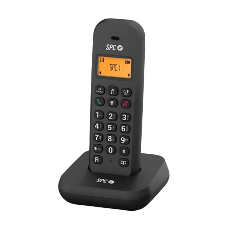 SPC KEOPS 7334 Noir identification de l'appelant répondeur répertoire 50 contacts mode ECO Téléphone sans fil