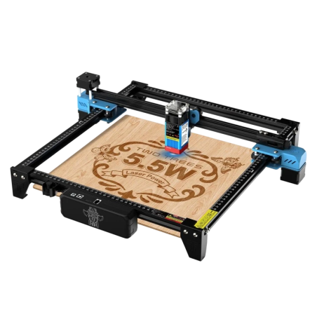 Grabador Laser Deux Arbres TTS 55 Pro 5,5 W à haute vitesse de 30 000 mm/min 300 x 300 mm Noir