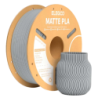 ELEGOO PLA MATTE Gris Mat pour Imprimantes 3D FDM - Filament 1.75mm Bobine de 1kg