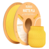 ELEGOO PLA MATTE Jaune Mat pour Imprimantes 3D FDM - Filament 1.75mm Bobine de 1kg