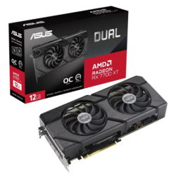ASUS Dual RX7700XT 12 GB GDDR6 PCIe 4.0 2 ventilateurs HDMI 2.1 3 DisplayPort Carte graphique