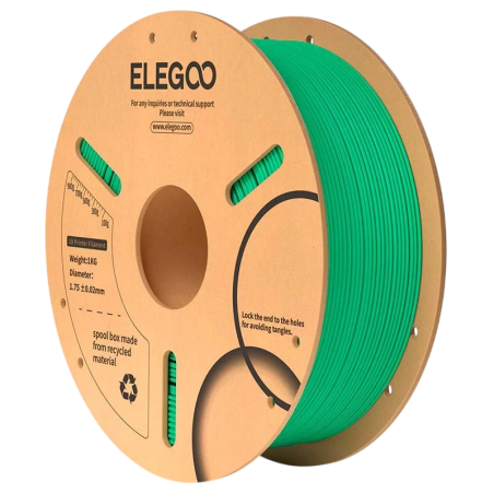 ELEGOO PLA Vert Mer pour Imprimantes 3D FDM - Filament 1.75mm Bobine de 1kg
