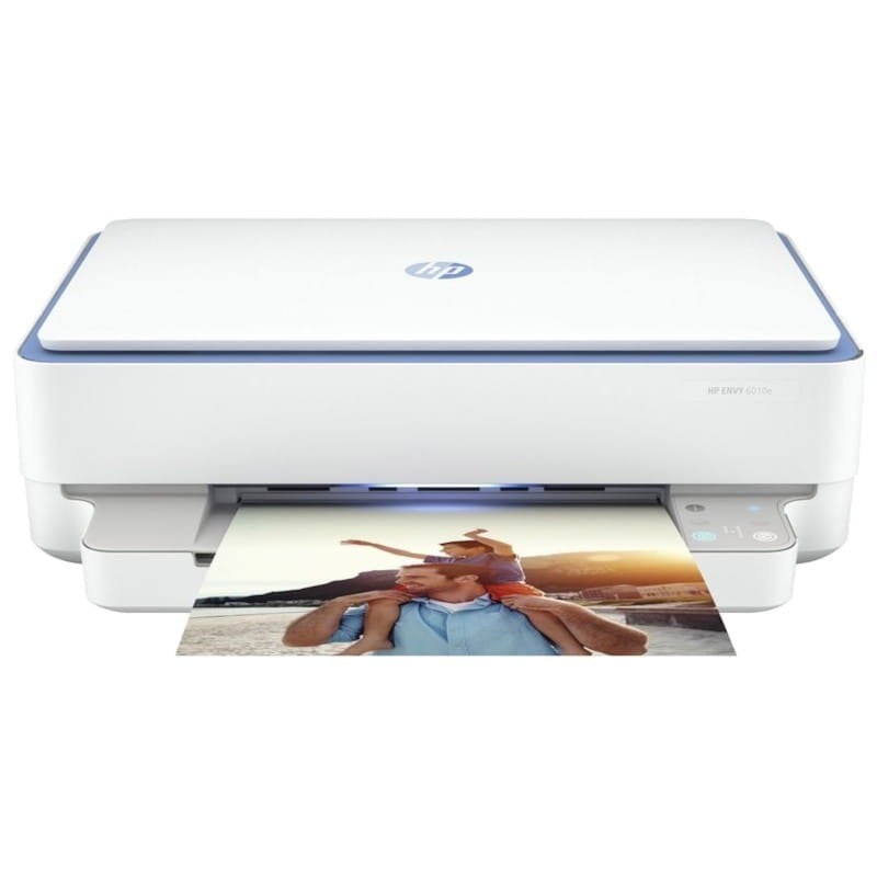 HP ENVY 6010e Copie Encre Couleur WiFi Bleu recto verso automatique 10ppm AirPrint Imprimante multifonction